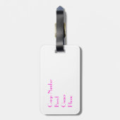 Lakeland shier bagagelabel (Achterkant verticaal)