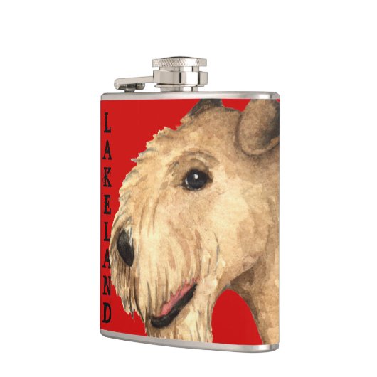 Lakeland Terrier Color Block Heupfles (Links)