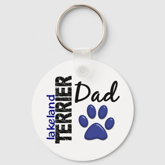 Lakeland Terrier Dad 2 Sleutelhanger (Voorkant)