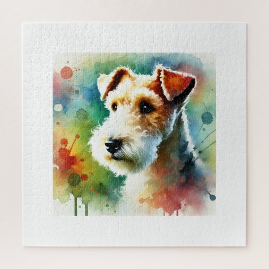 Lakeland Terrier Dog 190624AREF116 - Watercolor Legpuzzel (Verticaal)