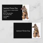 Lakeland Terrier Dog Breeder Pet Sitter Visitekaartje (Voorkant / Achterkant)