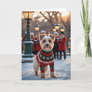 Lakeland Terrier Dog Christmas Wenskaart Kaart