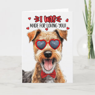 Lakeland Terrier Dog gemaakt voor het houden van j Feestdagen Kaart