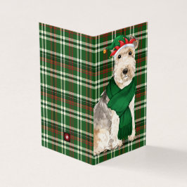 Lakeland Terrier Dog Green Play Holiday Kaarten