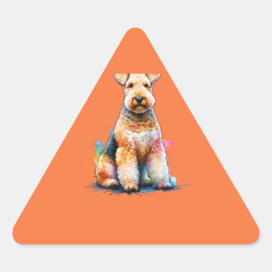 Lakeland Terrier Dog Sticker (Voorkant)