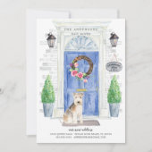 Lakeland Terrier Front door Bewegingsaankondiging Kaart (Voorkant)