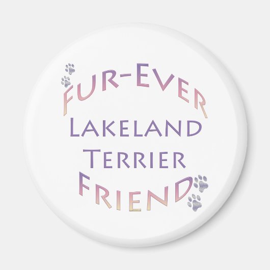 Lakeland Terrier Furever Magneet (Voorkant)