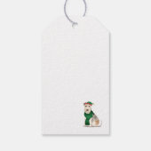 Lakeland Terrier Holiday Dog Kerstmis Cadeaulabel (Achterkant)