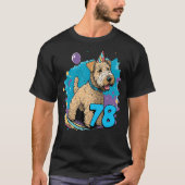 Lakeland Terriër Hond 78e verjaardag Thema Feest 7 T-shirt (Voorkant)