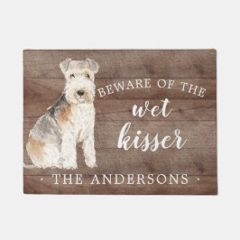 Lakeland Terrier Hond Gepersonaliseerde Deurmat
