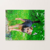 Lakeland Terrier hond. Legpuzzel (Horizontaal)