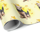 Lakeland Terrier Hunting Dog is een ster Cadeaupapier (Rol Hoek)