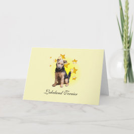 Lakeland Terrier Hunting Dog is een ster Kaart