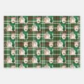 Lakeland Terrier Kersthond en Holiday Pset Inpakpapier Vel (Voorkant 3)