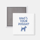 Lakeland Terrier Magneet (Voorkant / Achterkant)