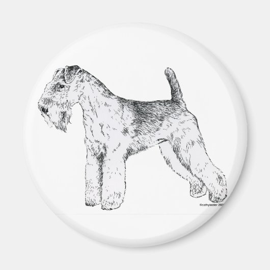 Lakeland Terrier Magneet (Voorkant)