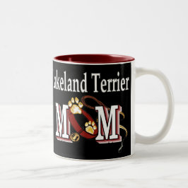Lakeland Terrier MOM Gifts Tweekleurige Koffiemok