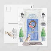 Lakeland Terrier Moving Announcement Briefkaart (Voorkant / Achterkant)