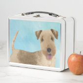 Lakeland Terrier Painting - Cute Original Dog Art (In situ)