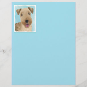 Lakeland Terrier Painting - Cute Original Dog Art