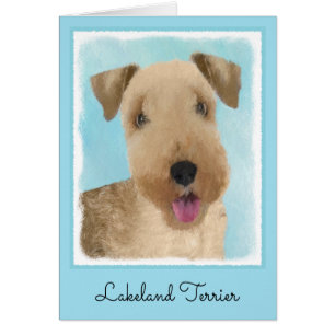 Lakeland Terrier Painting - Cute Original Dog Art
