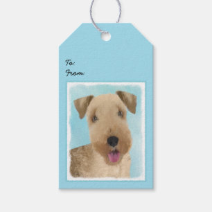 Lakeland Terrier Painting - Cute Original Dog Art Cadeaulabel