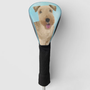 Lakeland Terrier Painting - Cute Original Dog Art Golfheadcover