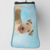 Lakeland Terrier Painting - Cute Original Dog Art Golfheadcover (Draai 90)
