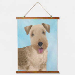 Lakeland Terrier Painting - Cute Original Dog Art Hangend Wandkleed