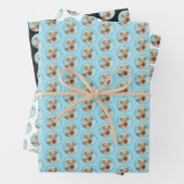 Lakeland Terrier Painting - Cute Original Dog Art Inpakpapier Vel (In situ)