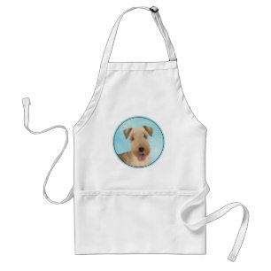 Lakeland Terrier Painting - Cute Original Dog Art Standaard Schort