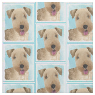 Lakeland Terrier Painting - Cute Original Dog Art Stof