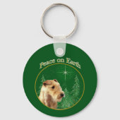 Lakeland Terrier Peace Sleutelhanger (Voorkant)
