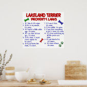 LAKELAND TERRIER PL2 POSTER (Keuken)