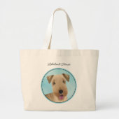 Lakeland Terrier Schilderen Schattigee Originele H Grote Tote Bag (Voorkant)