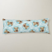 Lakeland Terrier Schilderen Schattigee Originele H Lichaamskussen (Achterkant)