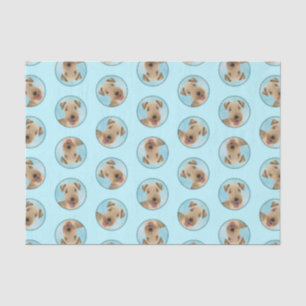 Lakeland Terrier Schilderen Schattigee Originele H Tissuepapier