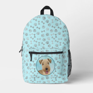 Lakeland Terrier Schilderij - Mooie Originele Hond Bedrukte Rugzak