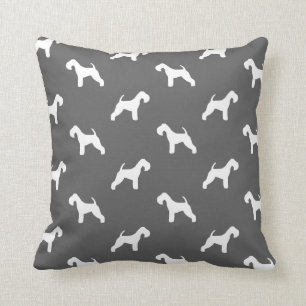 Lakeland Terrier Silhouettes Pattern Kussen
