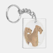 Lakeland Terriers Sleutelhanger (Voorkant Links)