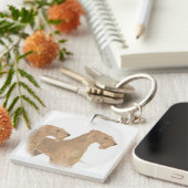 Lakeland Terriers Sleutelhanger (Voorkant Rechts)