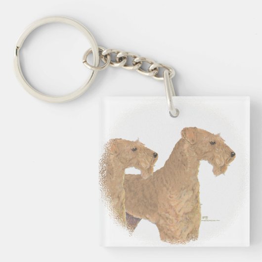 Lakeland Terriers Sleutelhanger (Voorkant)