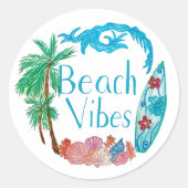 Laken van Beach Vibes Stickers (Voorkant)