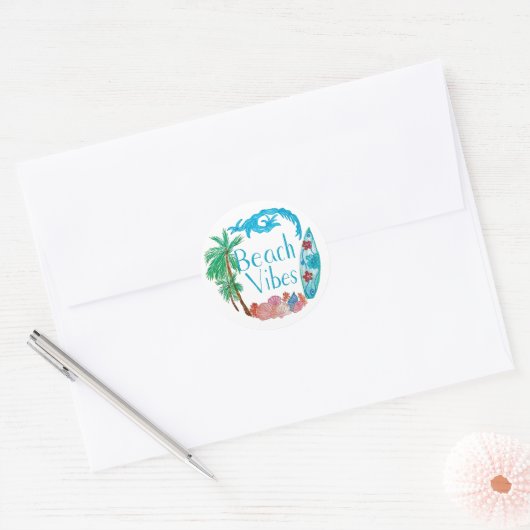 Laken van Beach Vibes Stickers (Envelop)