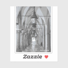 Lakenhal Krakau, Polen Sticker