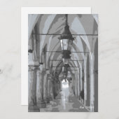 Lakenhal Kraków, Polen Flat Kaart (Voorkant / Achterkant)