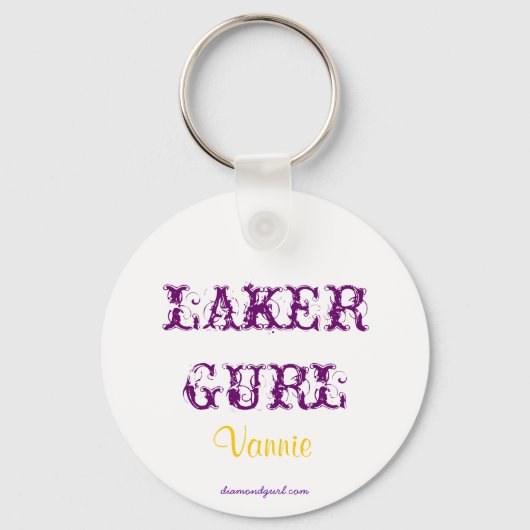 LAKER GURL vannie Sleutelhanger (Voorkant)