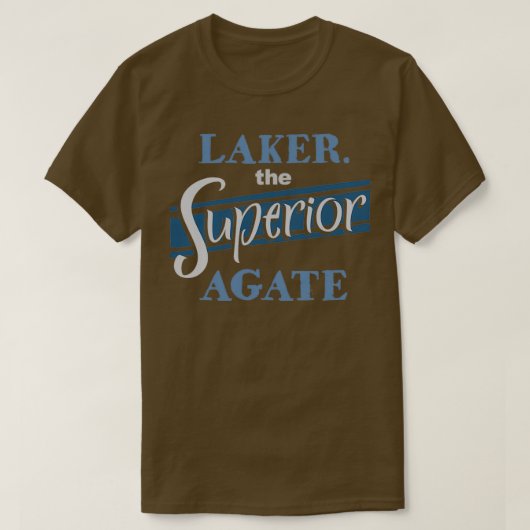 Laker The Superior Agate Rock Collector T-shirt (Design voorkant)