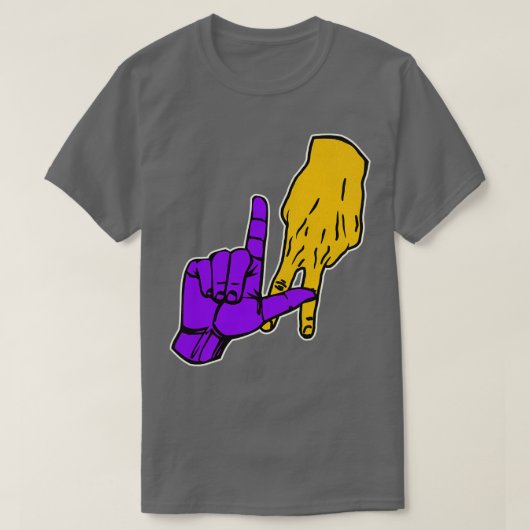 LAKERS Handsignaal T-shirt (Design voorkant)