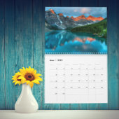 Lakes Forest Mountain landschap elk jaar Kalender